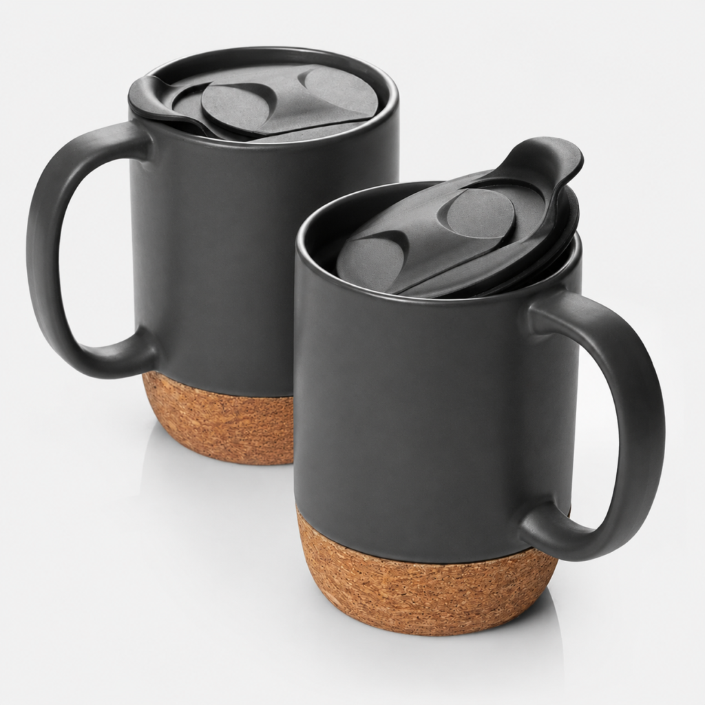 Ceramic coffee mug set for cozy coffee, tea, and everyday kitchen moments